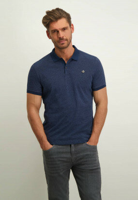 Jersey-polo-shirt-with-jaquard-pattern