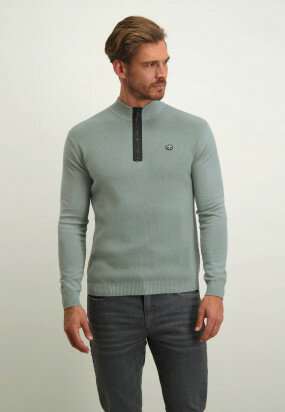 Jumper-with-sportzip-and-regular-fit