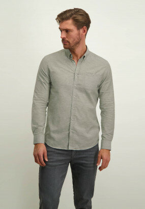 Long-sleeve-linen-blend-shirt