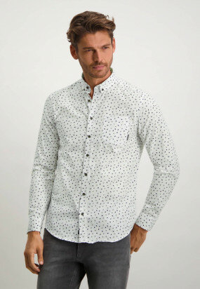 Regular-fit-shirt-with-all-over-print---white/midnight